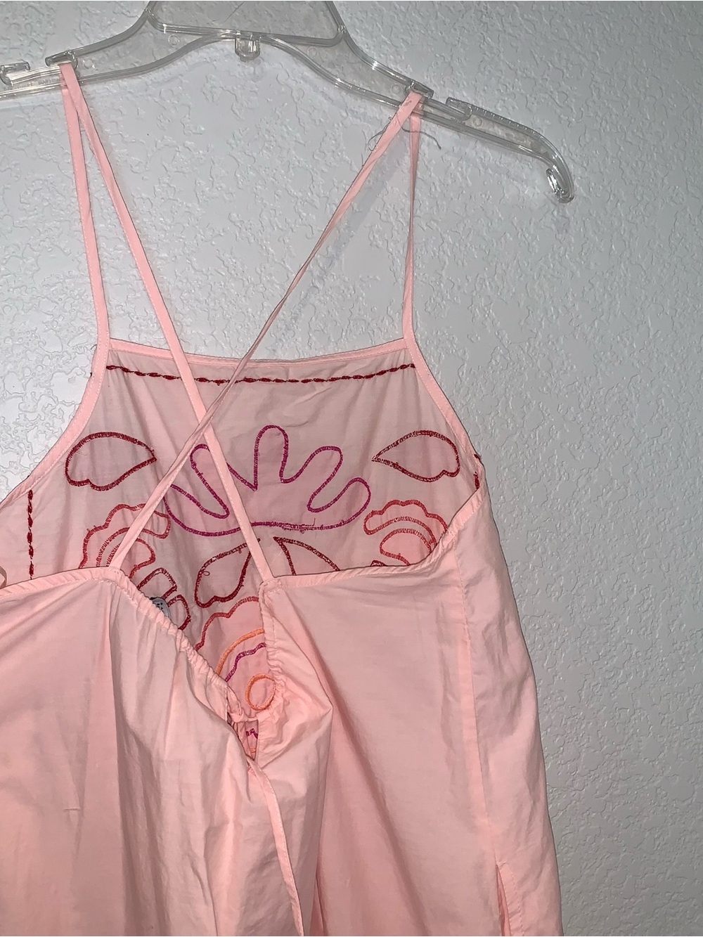New $89 Zara Embroidered Pink Maxi Dress Limited Edition Small 0881/131 - Picture 7 of 13